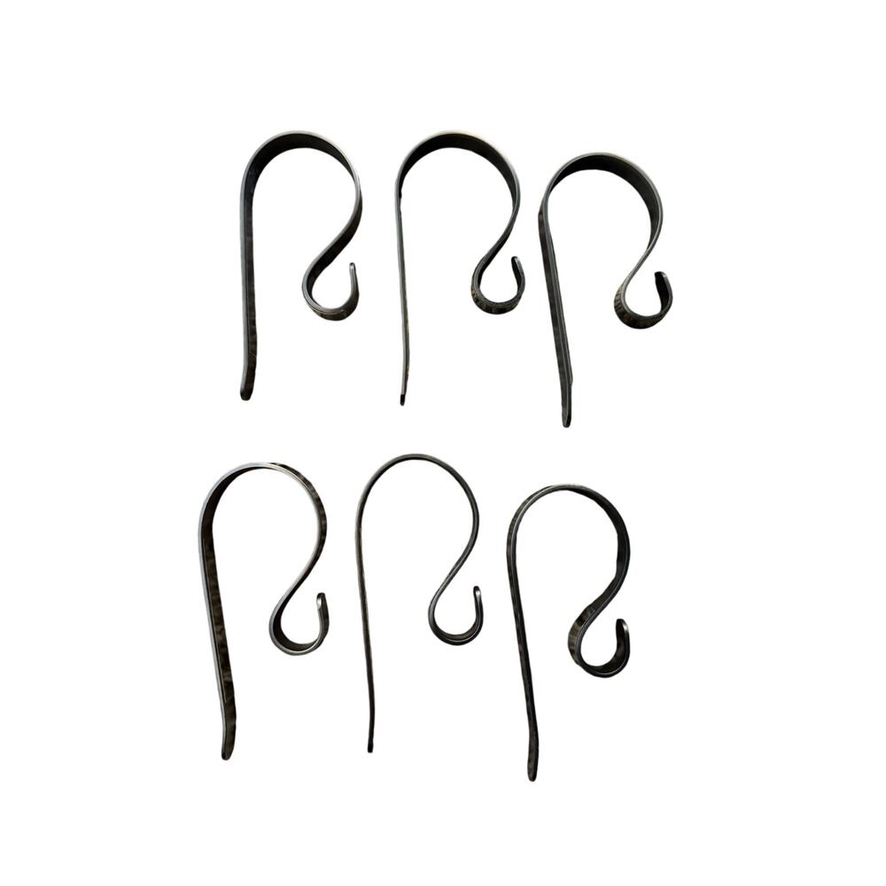 Loncaster Christmas Stocking Holders Set of 6 Non-Slip Hooks Bronze Xmas